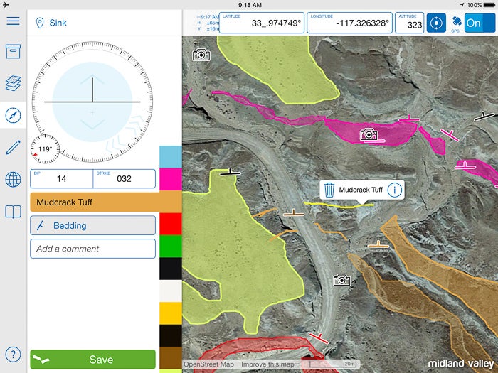 FieldMove Image Gallery GeoPad Digital Field Mapping System